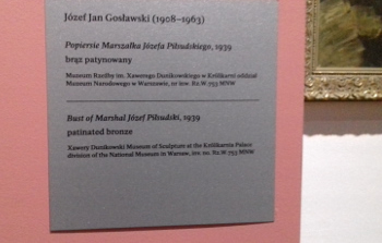 Józef Gosławski: popiersie Marszałka Józefa Piłsudskiego