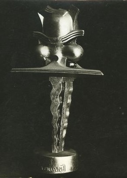 Józef Gosławski - karykatura prof. Wacława Krzyżanowskiego, 1932