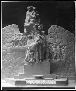 Józef Gosławski - pomnik ofiar Oświęcimia, 1957