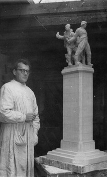 Józef Gosławski - pomnik Partyzantów w Lublinie, 1953